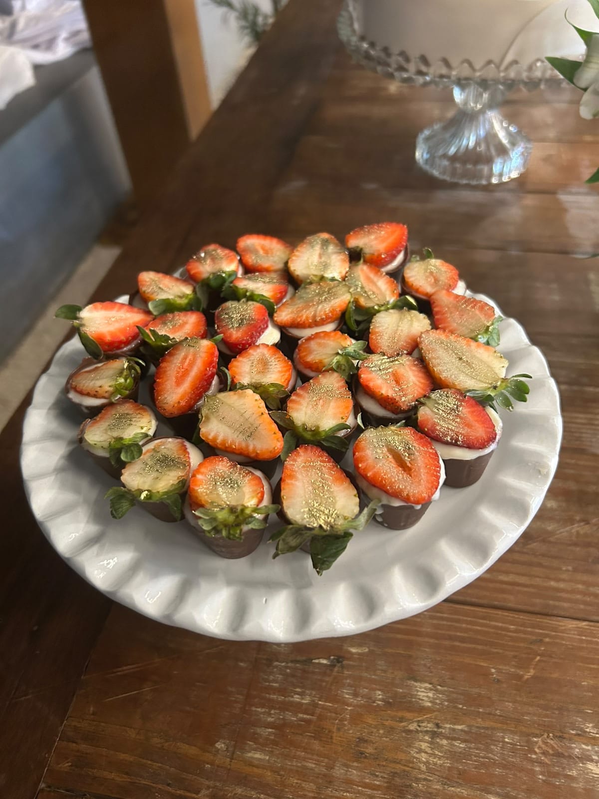 Docinhos com morangos